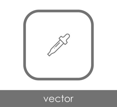 Bırakıcı simgesi vektör illüstrasyonu