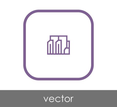 Fabrika simgesi, sınaî-vektör çizim 