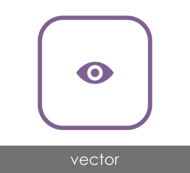göz simgesini, sembol, vektör çizim