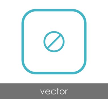 Yasak işareti simgesi