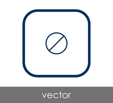 Yasak işareti simgesi