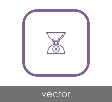 Gıda ölçek simgesi 