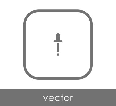 Bırakıcı simgesi vektör illüstrasyonu