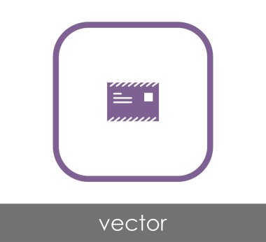 web tasarım ve uygulamalar için zarf simgesi