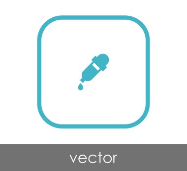 Bırakıcı simgesi vektör illüstrasyonu