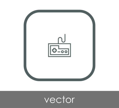  oyun çubuğu simgesini illüstrasyon tasarımı