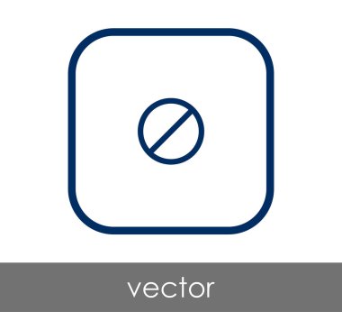 Yasak işareti simgesi