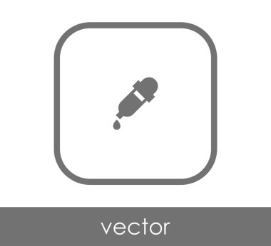 Bırakıcı simgesi vektör illüstrasyonu