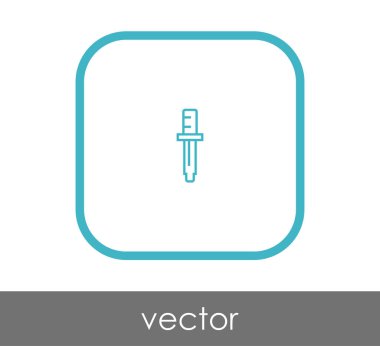 Bırakıcı simgesi vektör illüstrasyonu