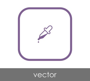 Bırakıcı simgesi vektör illüstrasyonu