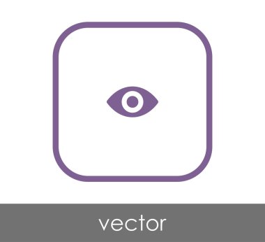 göz simgesini, sembol, vektör çizim