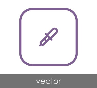 Bırakıcı simgesi vektör illüstrasyonu