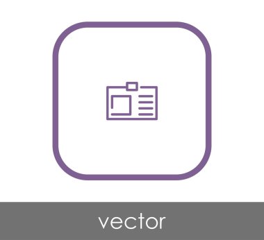 kimlik kartı simgesi