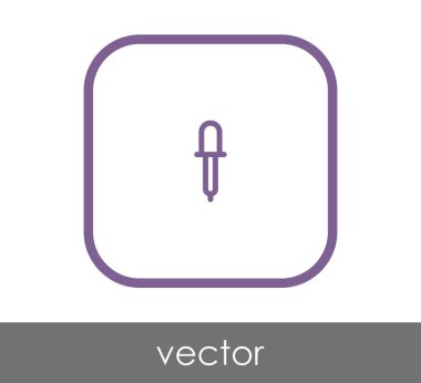 Bırakıcı simgesi vektör illüstrasyonu