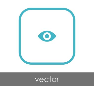 göz simgesini, sembol, vektör çizim