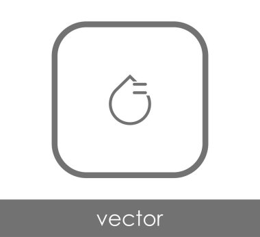 vektör çizim tasarım damla simgesinin