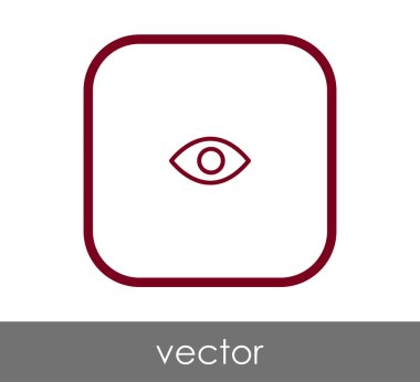 göz simgesini, sembol, vektör çizim