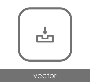 Arşiv simgesi illüstrasyon tasarımı