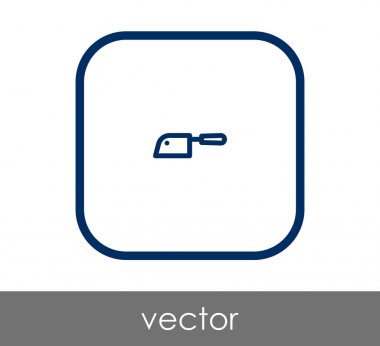 Bıçak düz simgesi