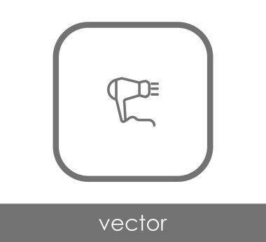 saç kurutma makinesi simgesini