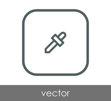 Bırakıcı simgesi vektör illüstrasyonu