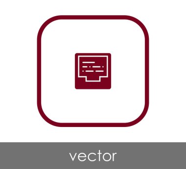 Arşiv simgesi illüstrasyon tasarımı