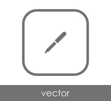 Bırakıcı simgesi vektör illüstrasyonu