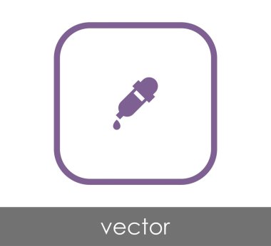 Bırakıcı simgesi vektör illüstrasyonu