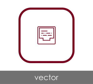 Arşiv simgesi illüstrasyon tasarımı