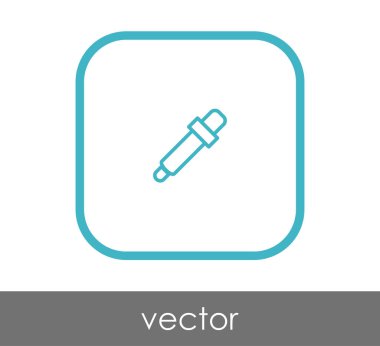 Bırakıcı simgesi vektör illüstrasyonu