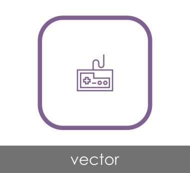  oyun çubuğu simgesini illüstrasyon tasarımı