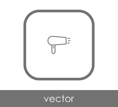 saç kurutma makinesi simgesini