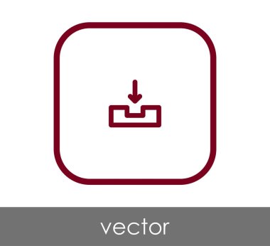 Arşiv simgesi illüstrasyon tasarımı