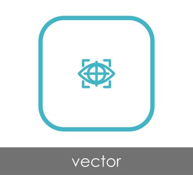 göz simgesini, sembol, vektör çizim