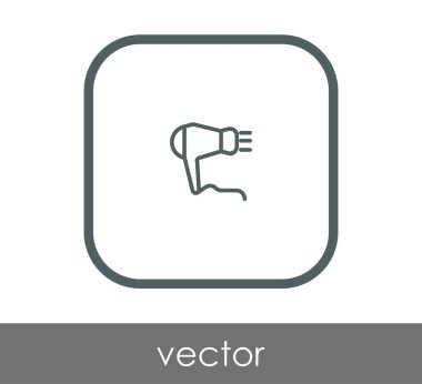 saç kurutma makinesi simgesini