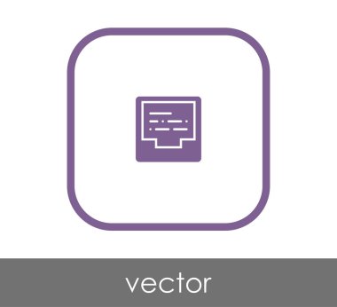 Arşiv simgesi illüstrasyon tasarımı