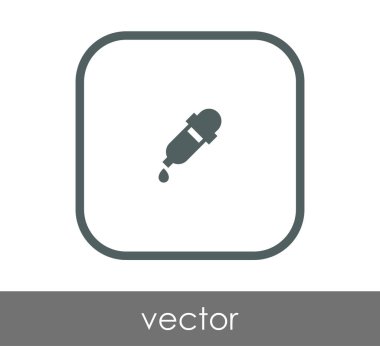 Bırakıcı simgesi vektör illüstrasyonu