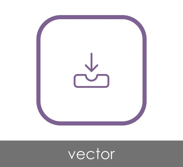 Pil ikon tegn – Stock-vektor