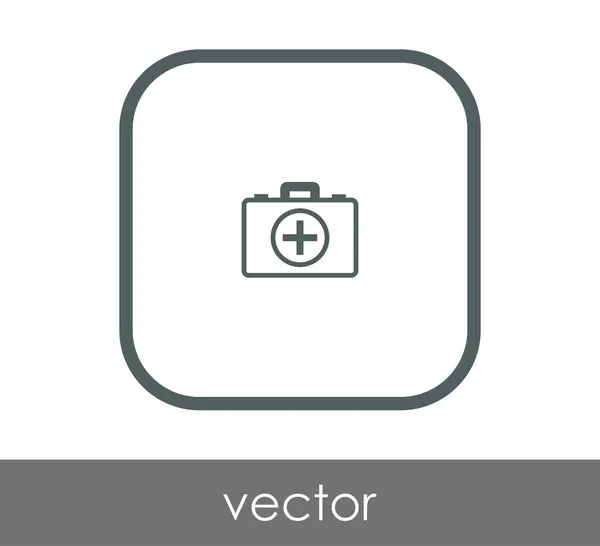 Icono del kit de primeros auxilios — Vector de stock