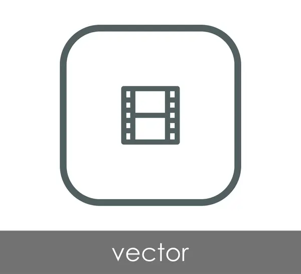 Піктограма фільму web — стоковий вектор