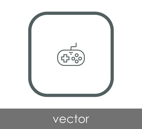 Joystick ícone plano — Vetor de Stock