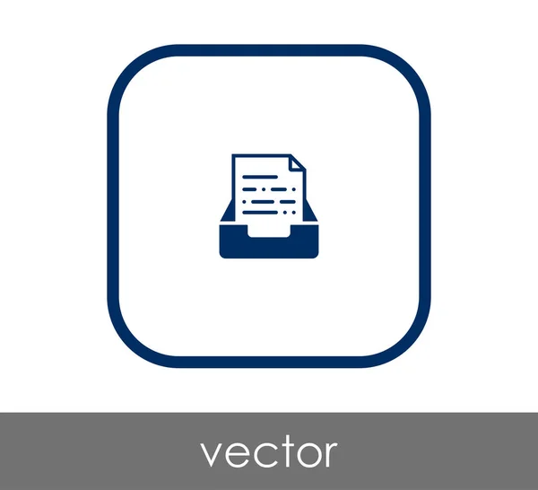 Vektor Illustration Design des Archivsymbols — Stockvektor