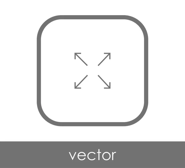 Icono de pantalla completa — Vector de stock