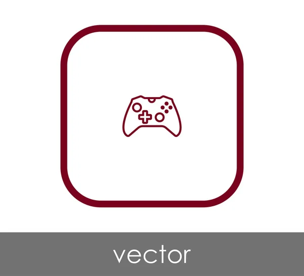 Juego joystick icono — Vector de stock