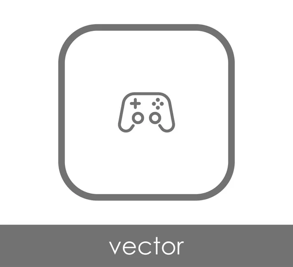 Gry joystick ikona — Wektor stockowy