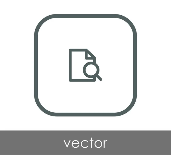 Documento web Ícone — Vetor de Stock