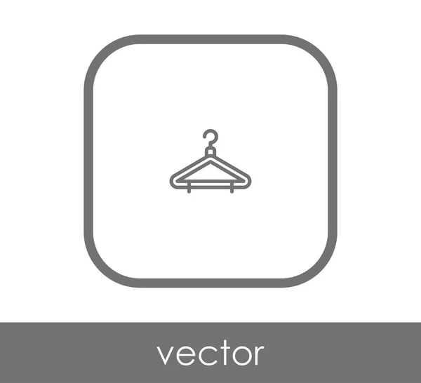 Cintre icône plate — Image vectorielle