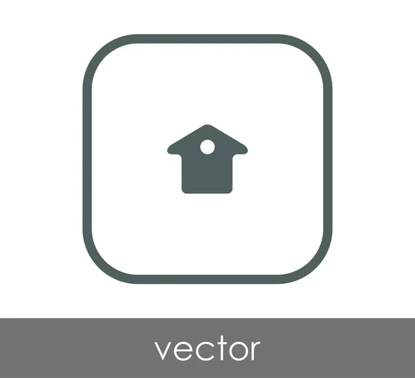 Inicio icono web — Vector de stock