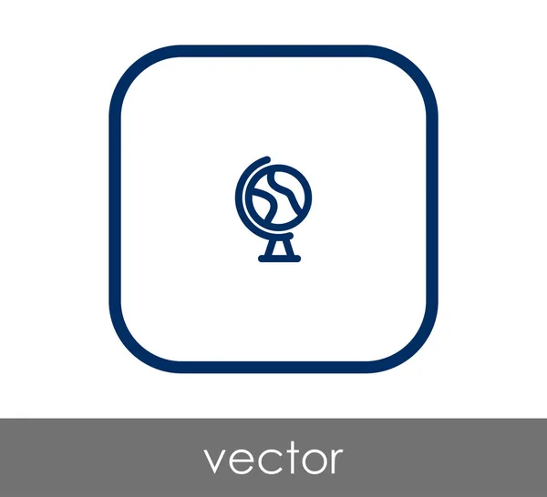 Vektor Illustration Design Globen Ikon — Stock vektor