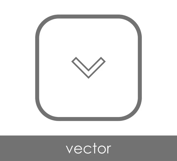 Signo de icono de flecha — Vector de stock